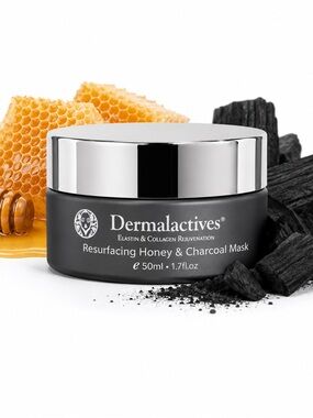 $159 Dermalectives Resurfacing Honey & Charcoal Mask NWT